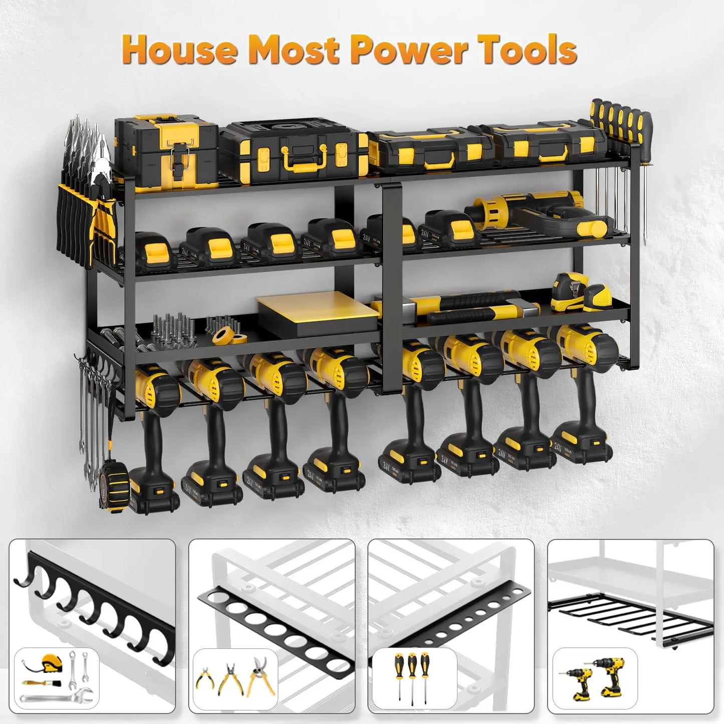 Power Tool Organizer Suitable Utility Racks