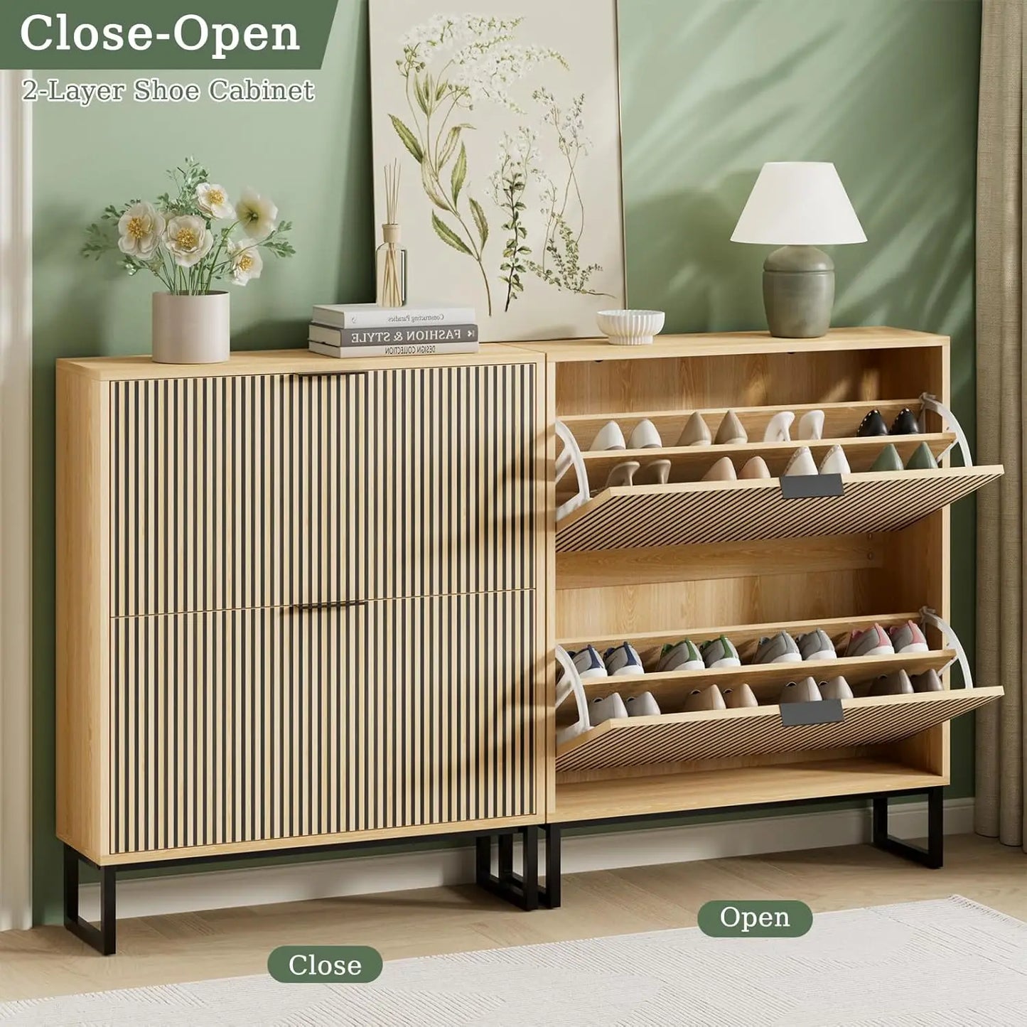 Modern Freestanding Hidden Shoes
