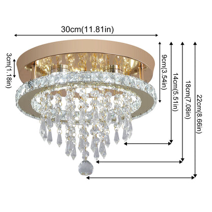 Gold Modern Led Ceiling Light