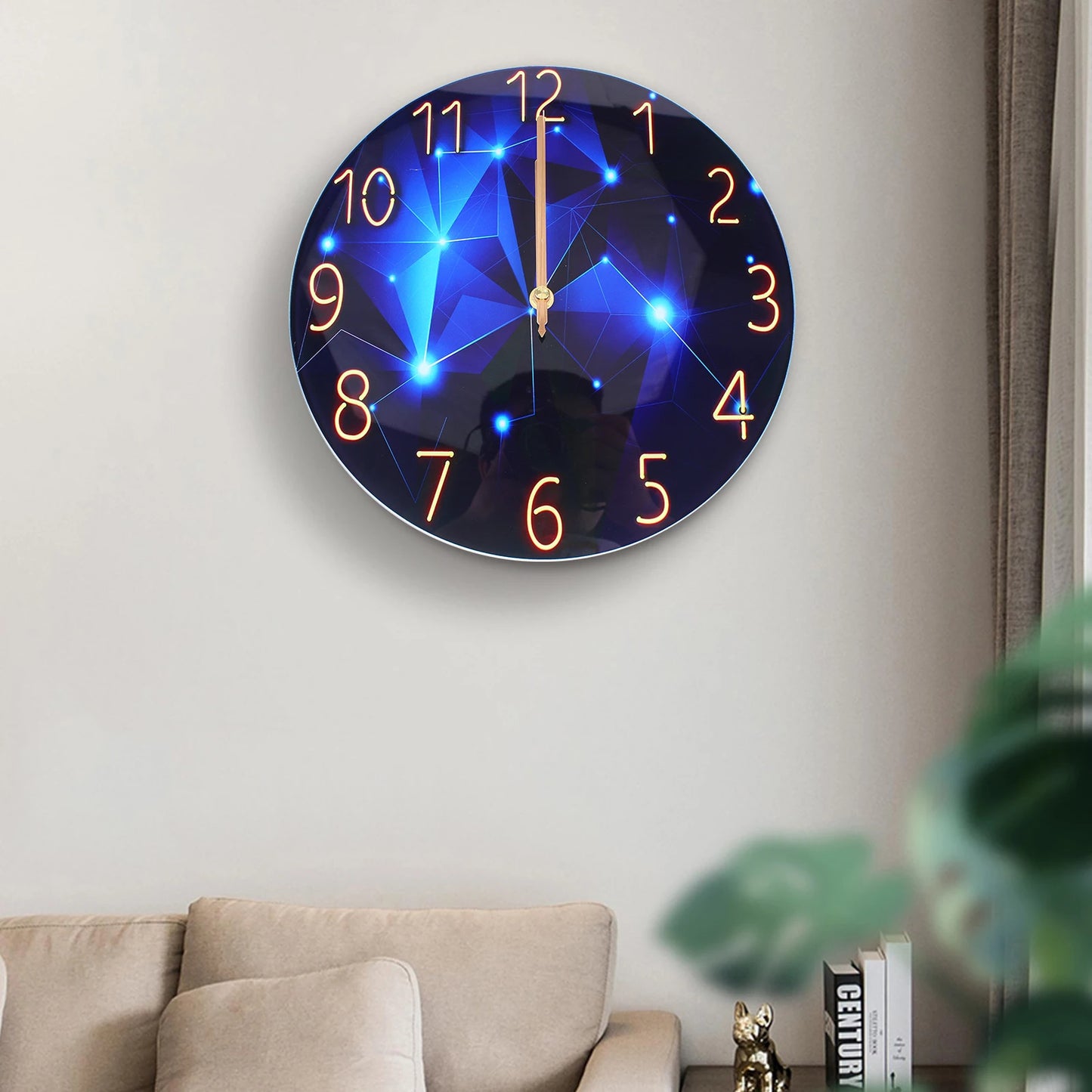 Diamond Large Wall Clock
