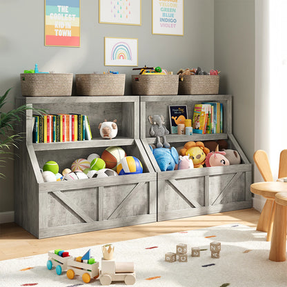 Wooden Toy Storage Organizer