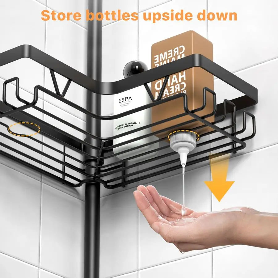 Shower Tension Rod Organizer