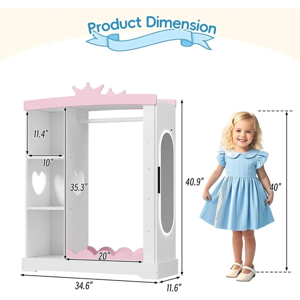 "Kids Closet with Jewelry Cabinet