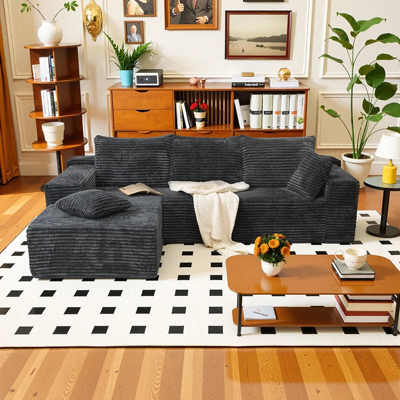 L-Shaped Living Room Sofa