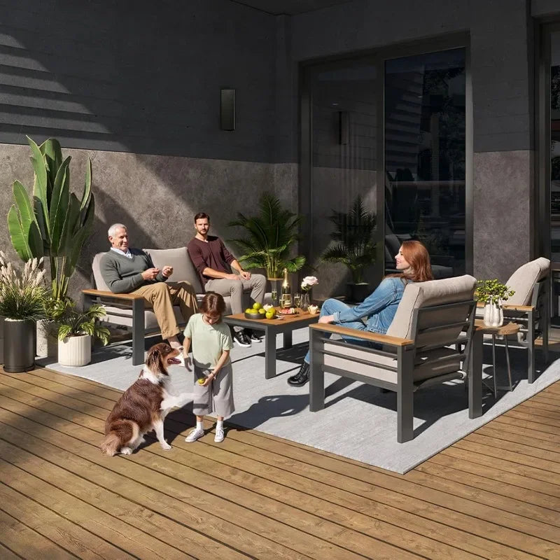 Outdoor Sectional with Coffee Table