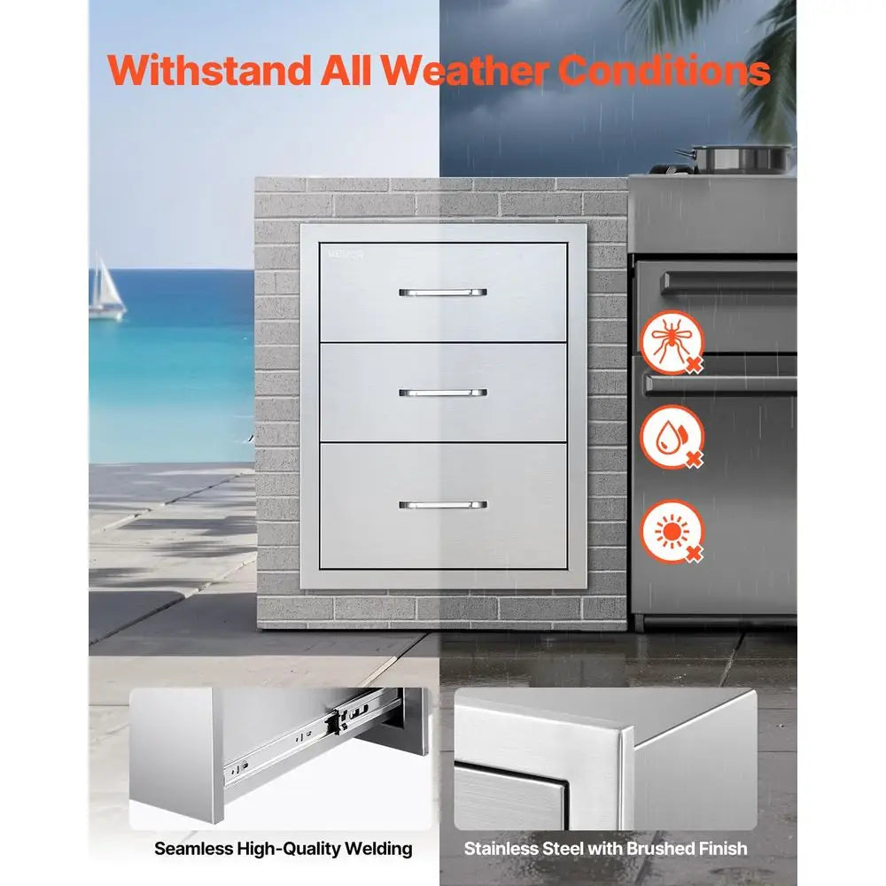Stainless Steel Modular Drawer Cabinet