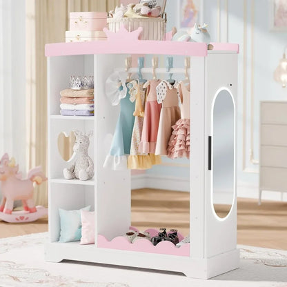"Kids Closet with Jewelry Cabinet