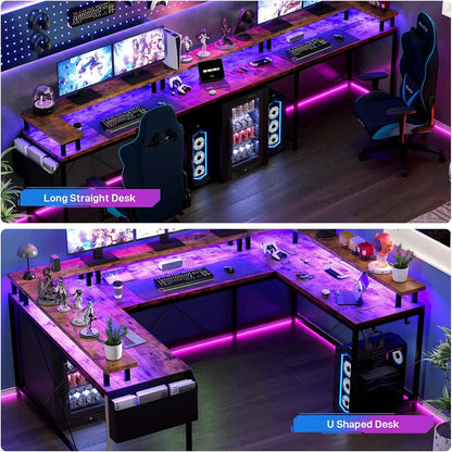 U Shaped Gaming Desk