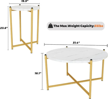 Round Marble Coffee Table