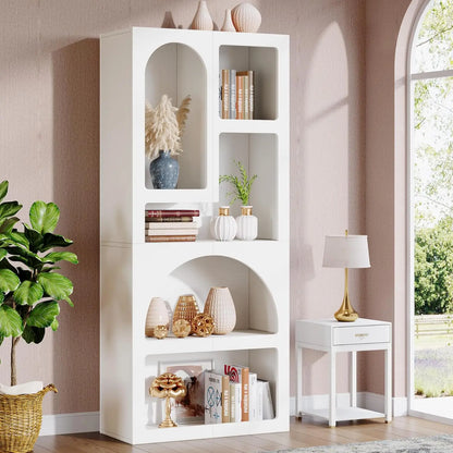 Tall Geometric Bookshelf