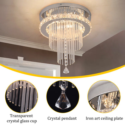 Drop Crystal Pendant Light