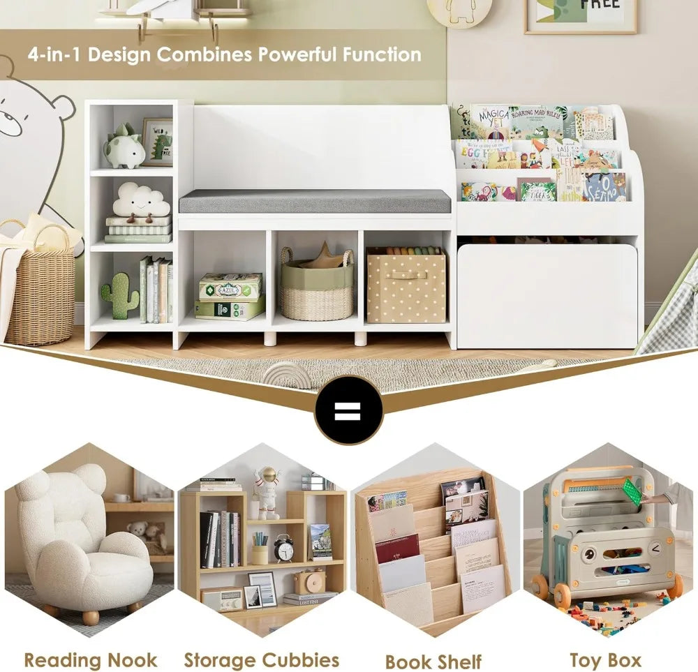 67" Kids Reading Nook on Wheels