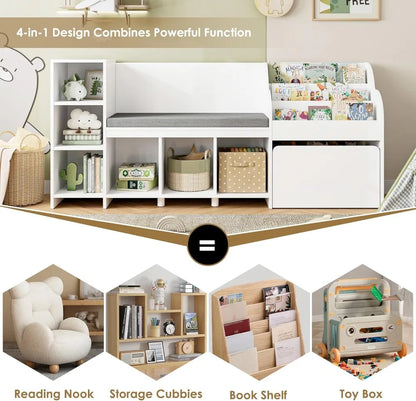 67" Kids Reading Nook on Wheels