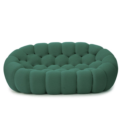 78'' Modern Curved Boneless Sofa Football-Shaped Lazy Floor Sofas