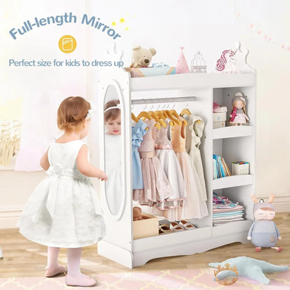 Kids Wardrobe with Mirror