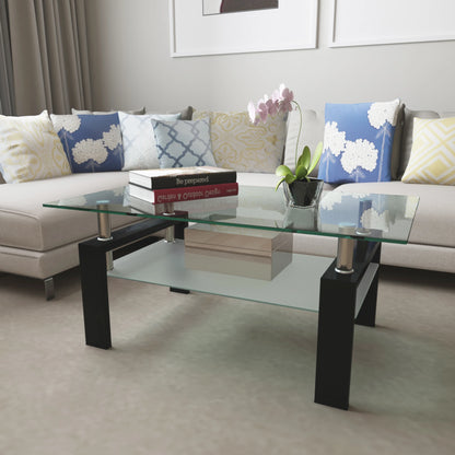 Black Glass Coffee Table