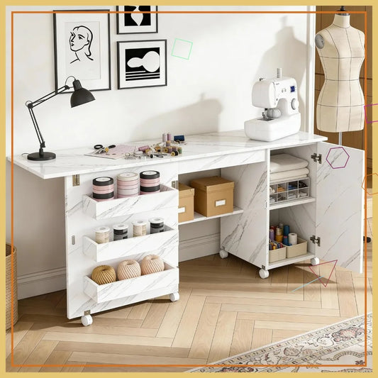 Foldable Sewing Craft Table