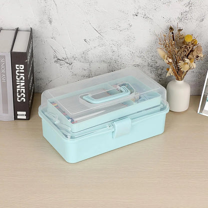 3-Layer Plastic Craft Organizer