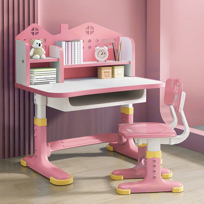 Height-Adjustable Office  Desk And Chair Set
