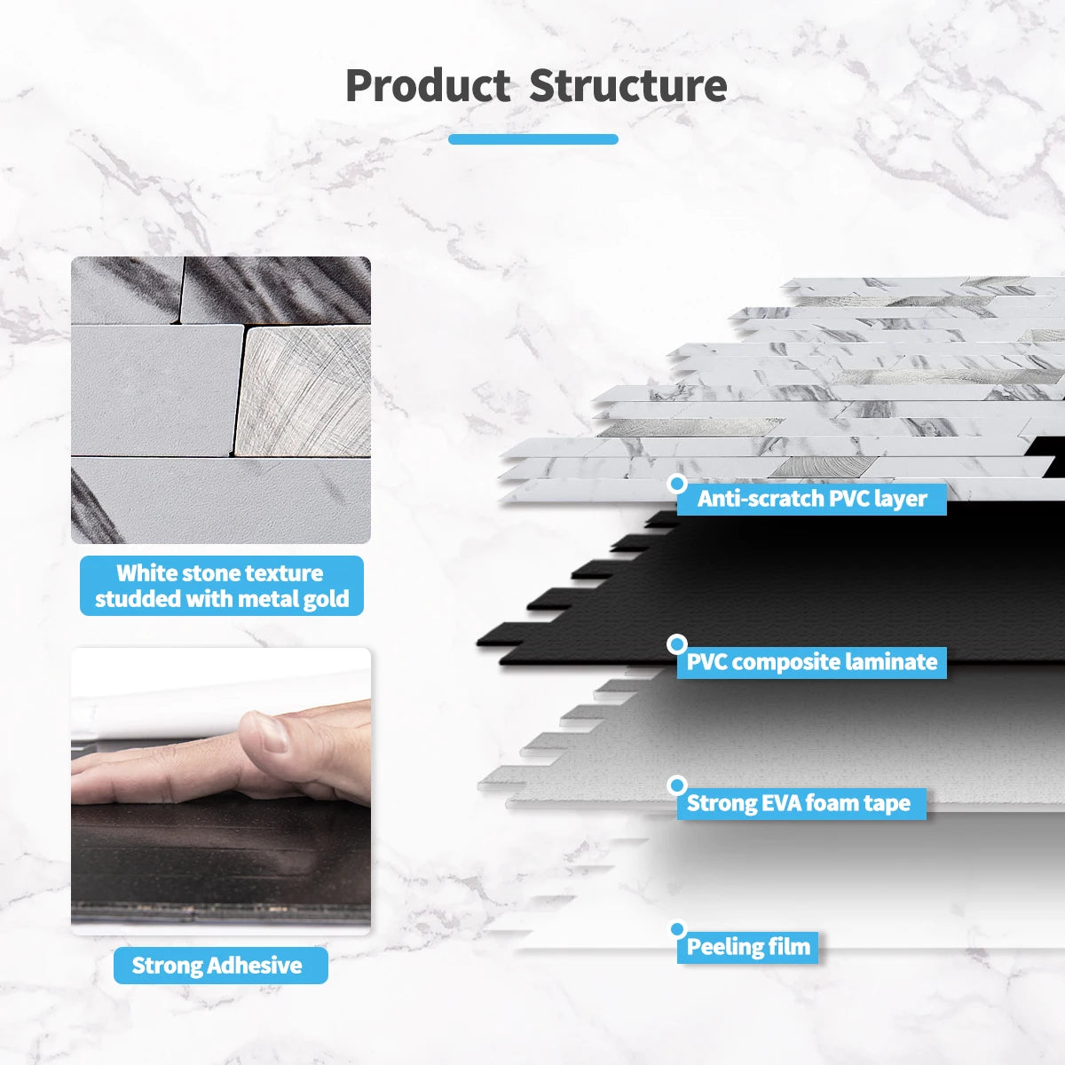 Self-Adhesive Wall Tile