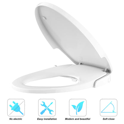Non-Electric Round Bidet Toilet Seat