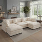 Modular Sectional Sofa with Ottoman