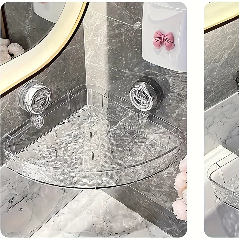 2-Pack Corrugated Suction Cup Storage Rack