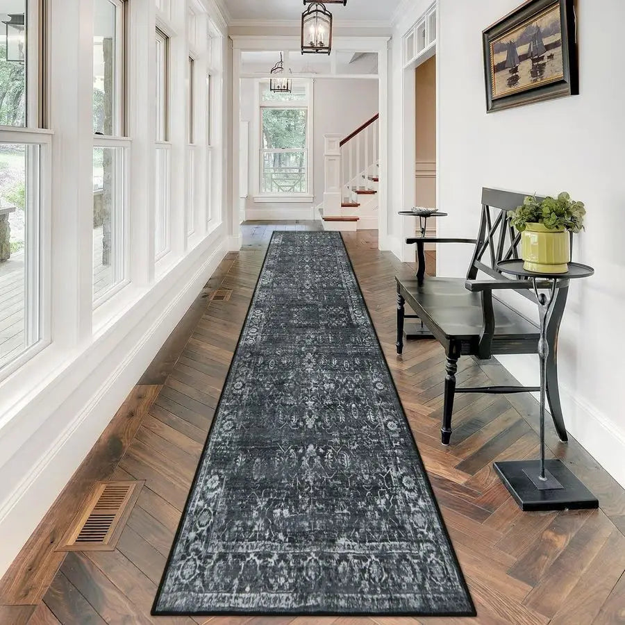 Black Vintage Carpet Runners