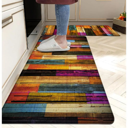 Colorful kitchen rugs