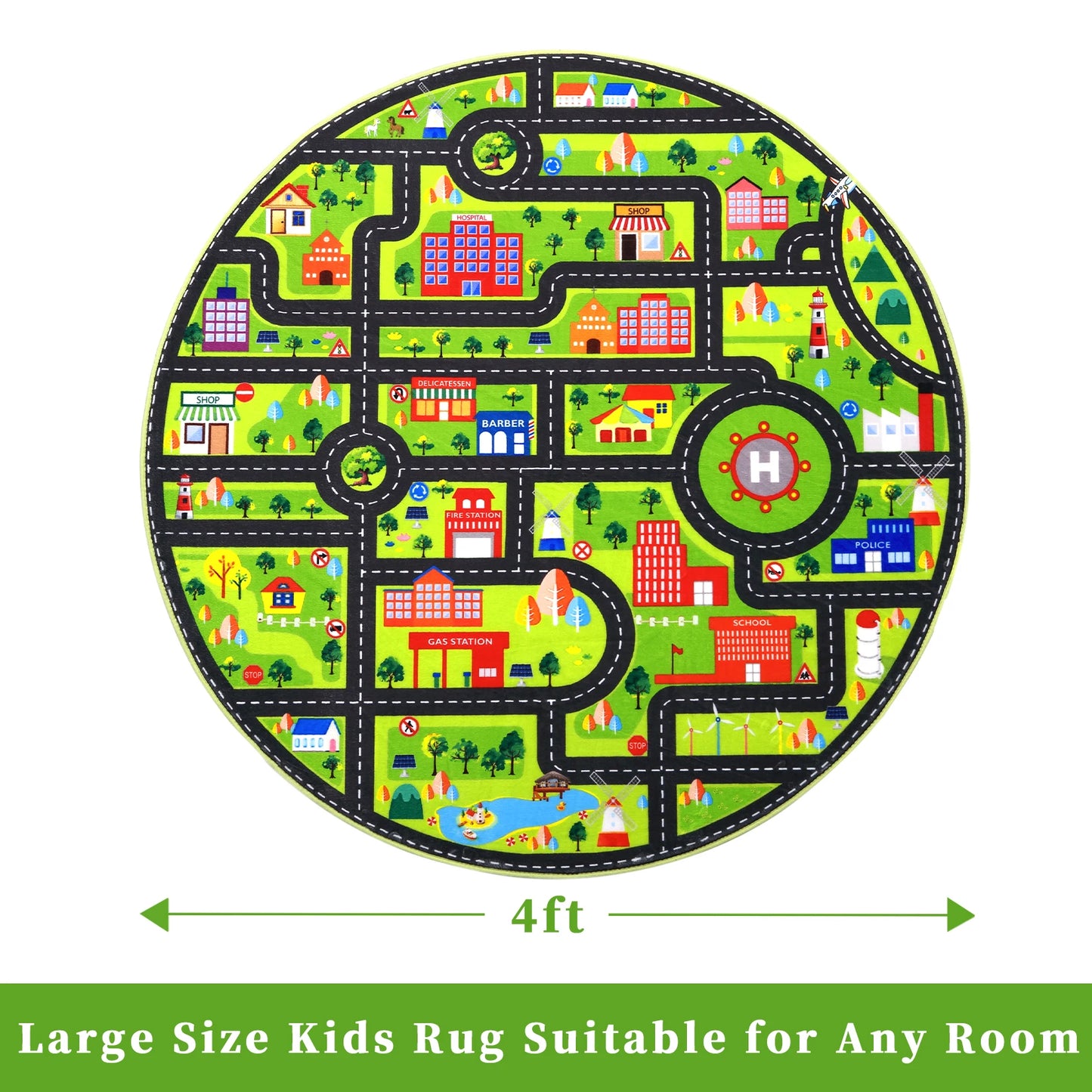 City Life Road Rug