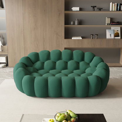 78'' Modern Curved Boneless Sofa