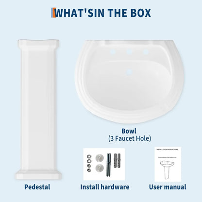 Ceramic Pedestal Sink