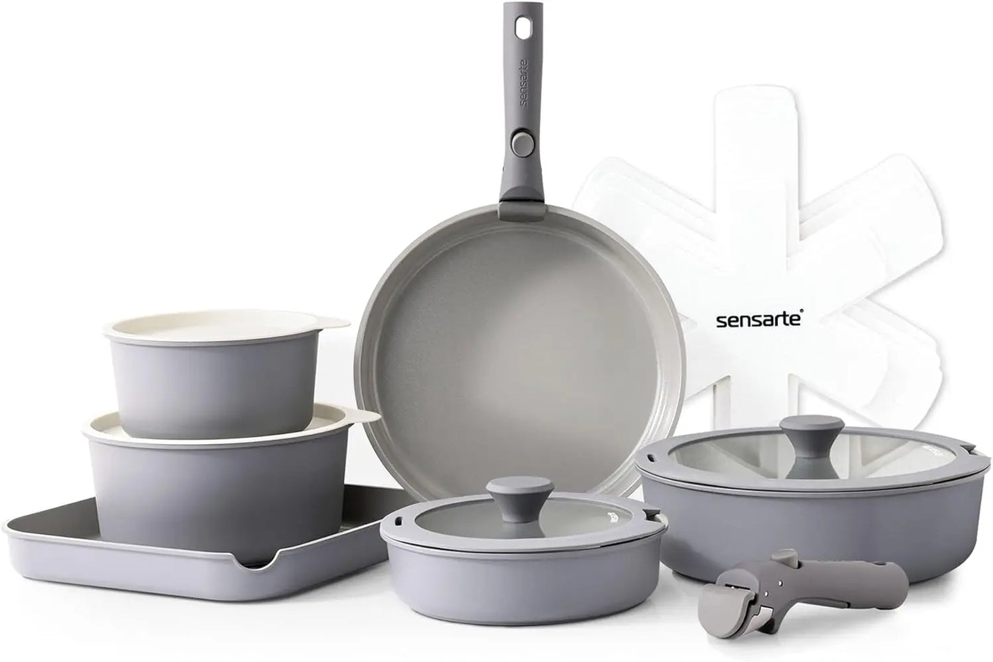 Ceramic Pots and Pans Set