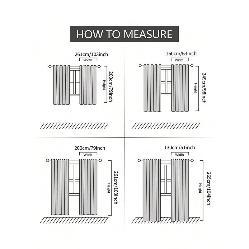 European villa curtain