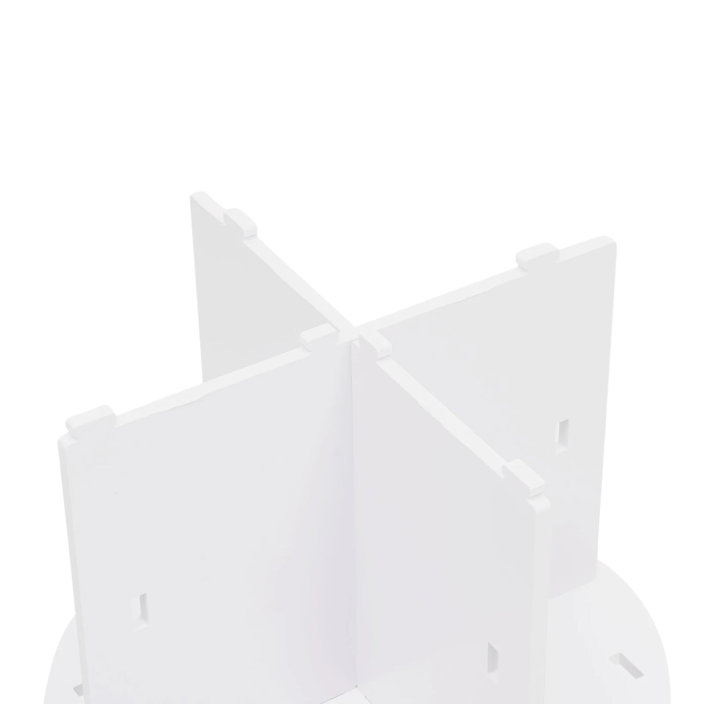 2-Layer Rotating Bookshelf