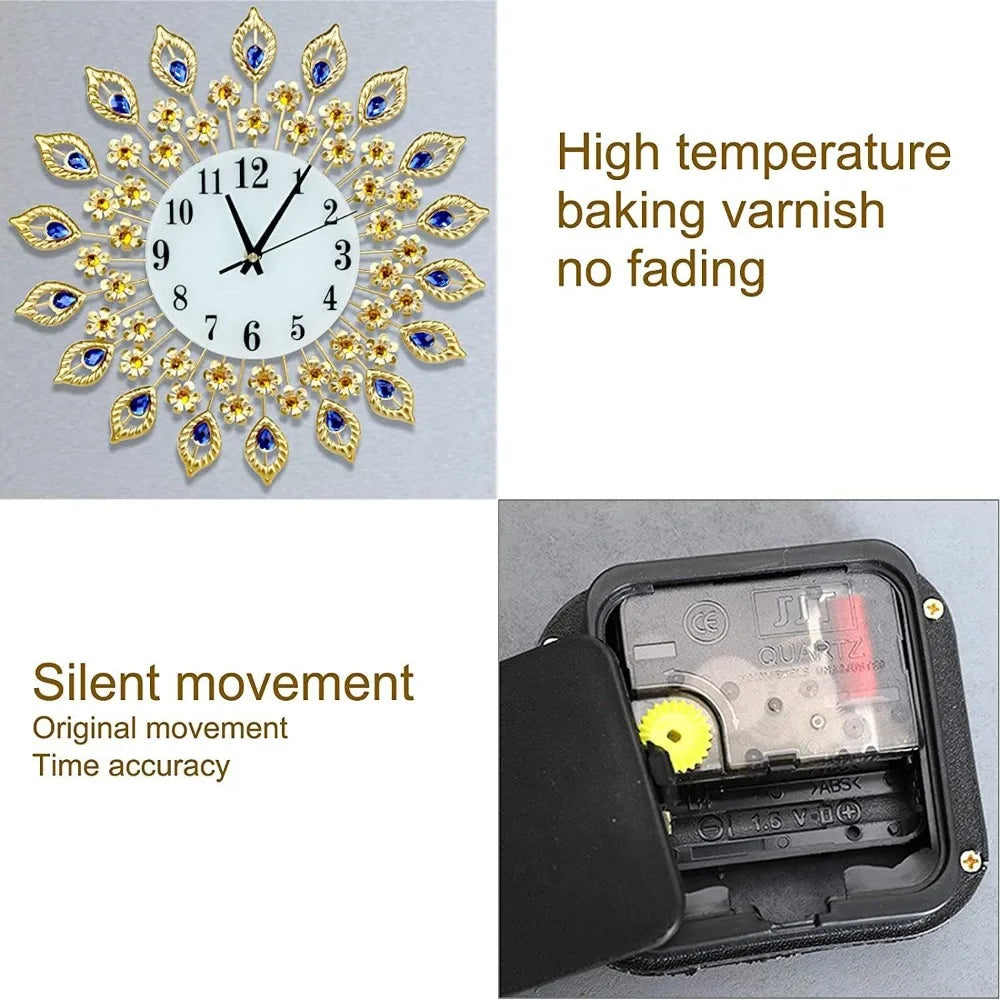 Wall Clocks Non-Ticking