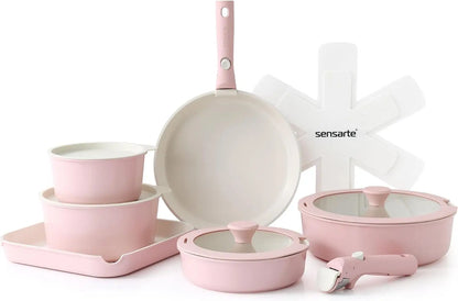 Ceramic Pots and Pans Set