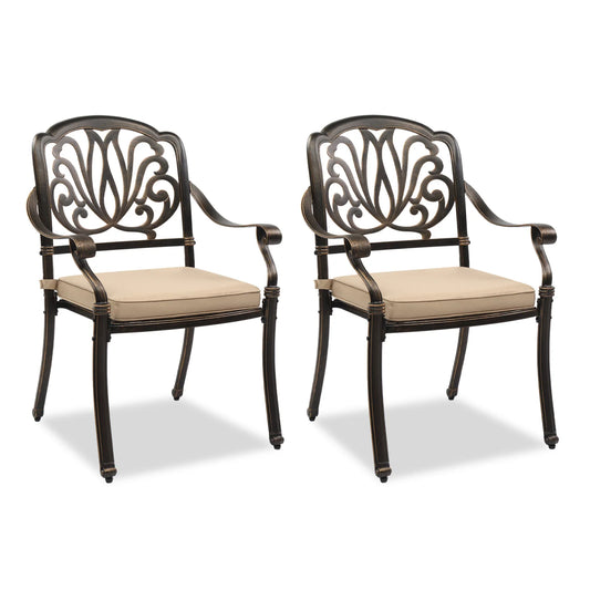Outdoor Bistro Chairs Antique Bronze