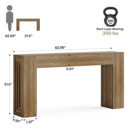 Farmhouse Narrow Sofa Table