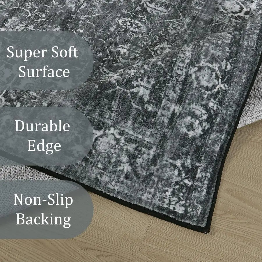 Black Vintage Carpet Runners