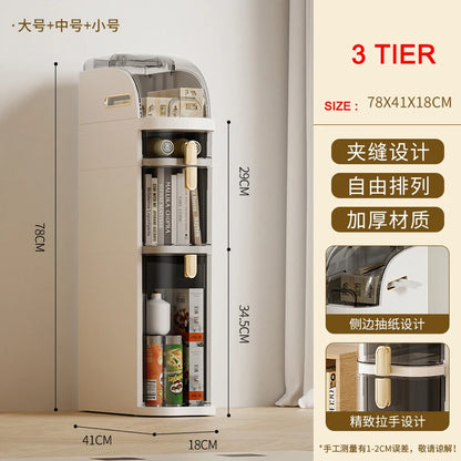 Narrow Size Gap Storage Cabinet