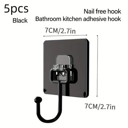 5pcs Heavy Duty Wall Hooks