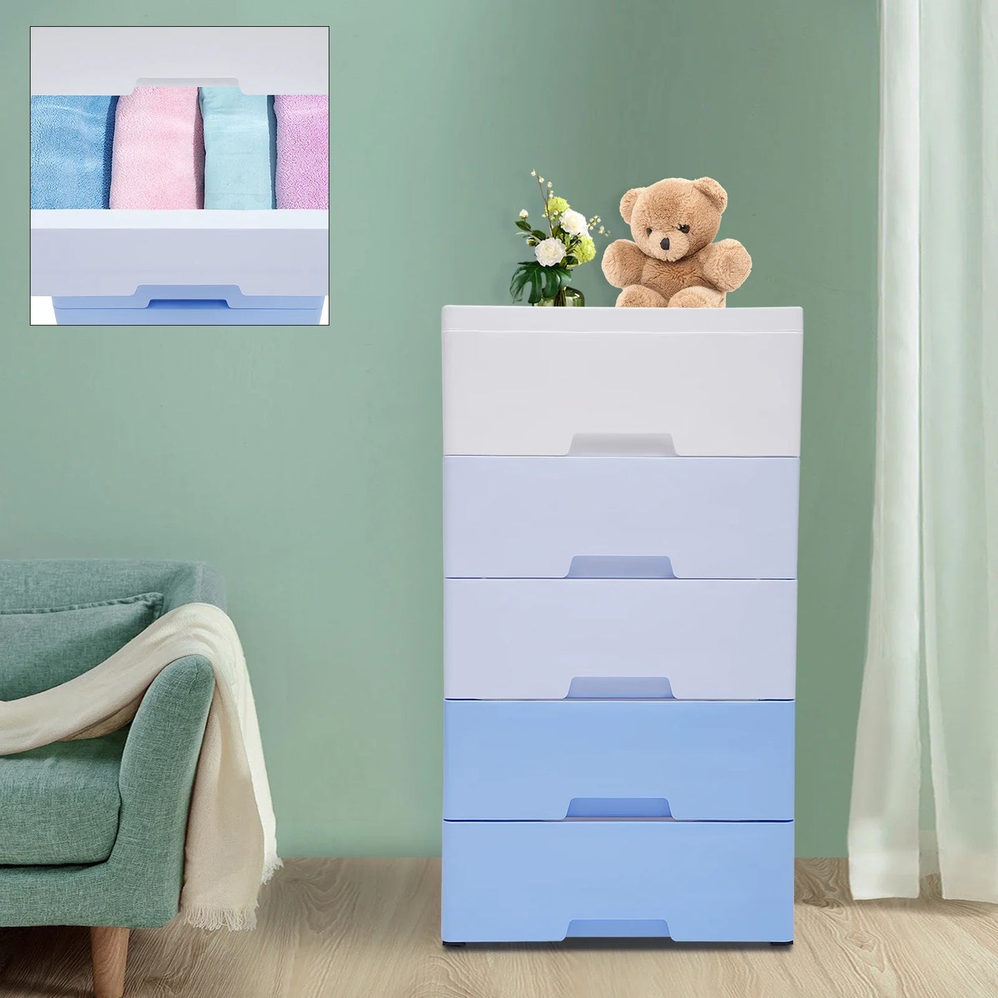 5-Tier Storage Cabinet