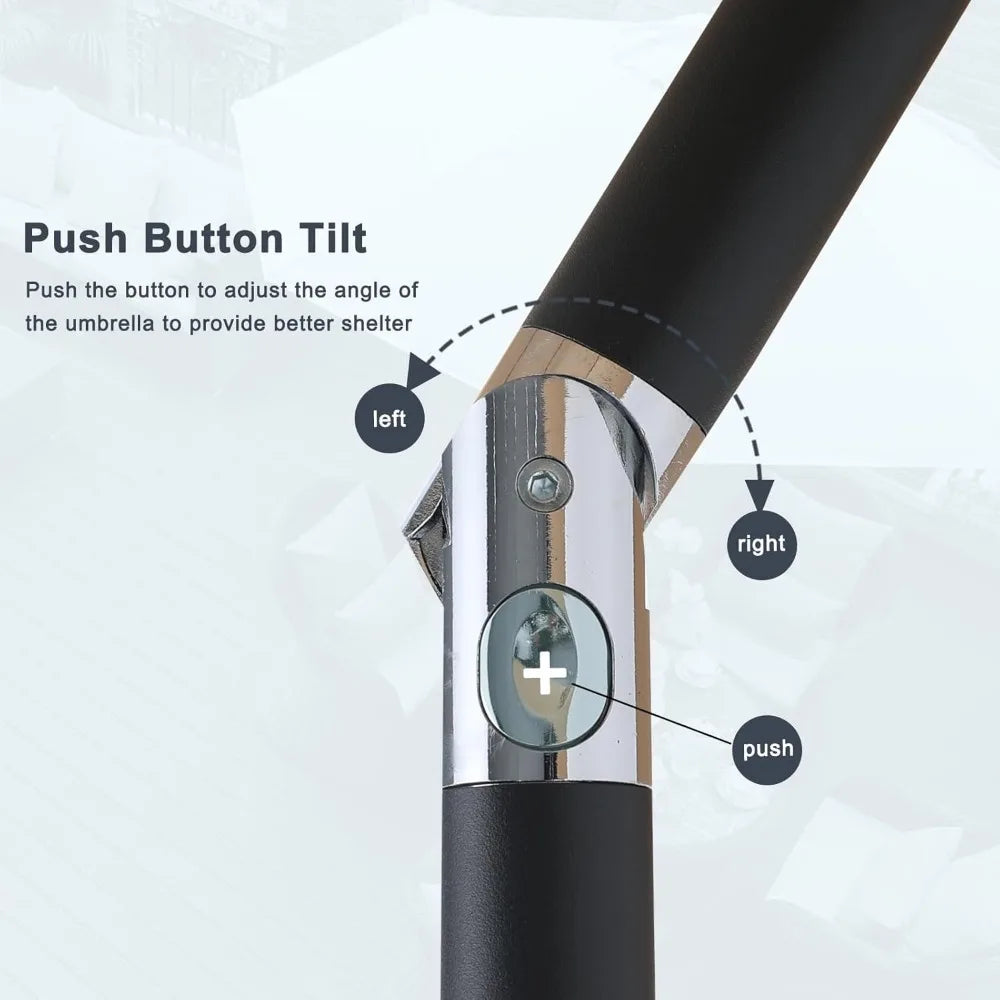 Light Gray Patio Umbrella