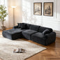 leather segmented sofa