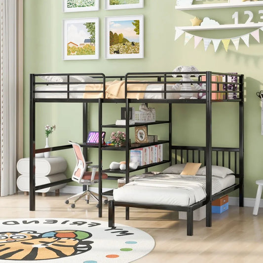 Full Over Twin Metal Bunk Bed