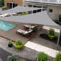 Gray Sun Shade Sail Canopy