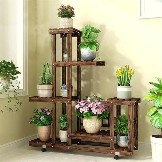Wood Plant Stand
