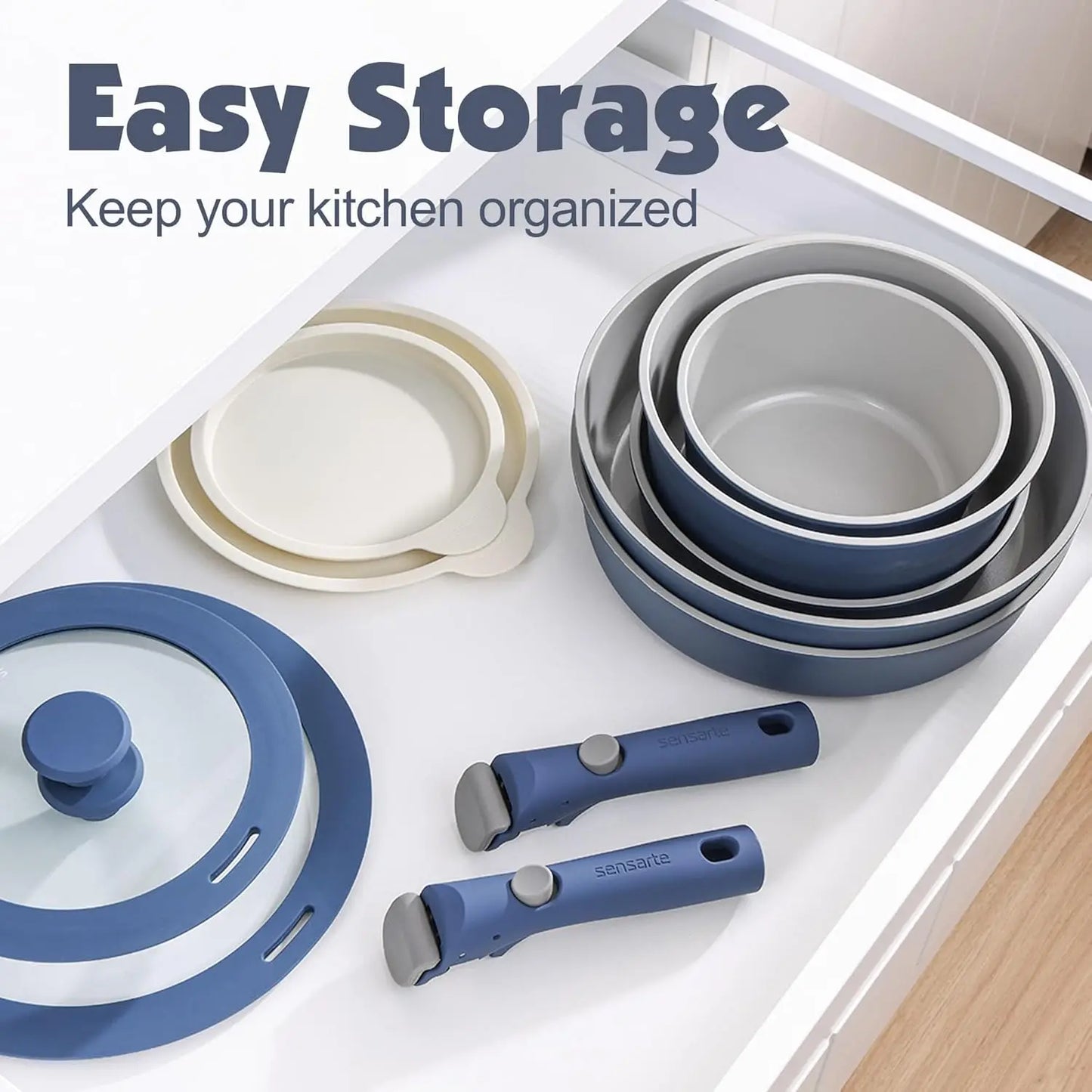 Ceramic Pots and Pans Set