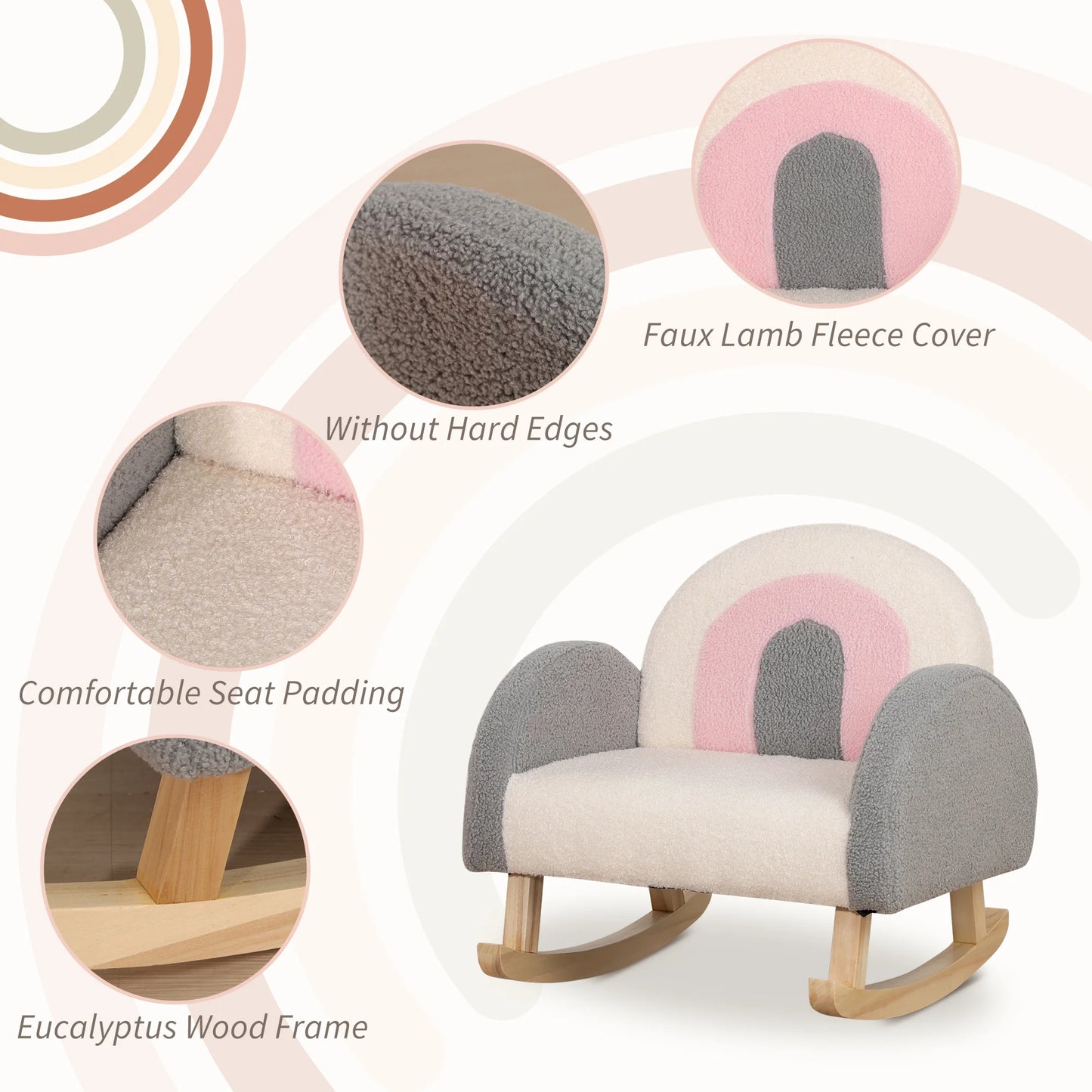 Rocking Toddle Sofa Chair